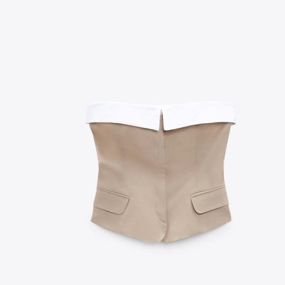Zara Strapless Corset Top - Picture 2 of 7